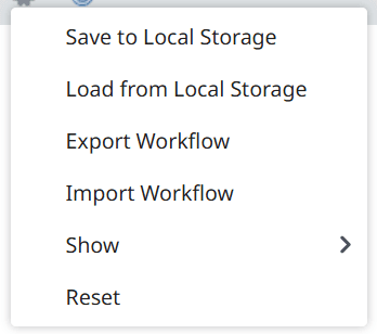 Gear Context Menu